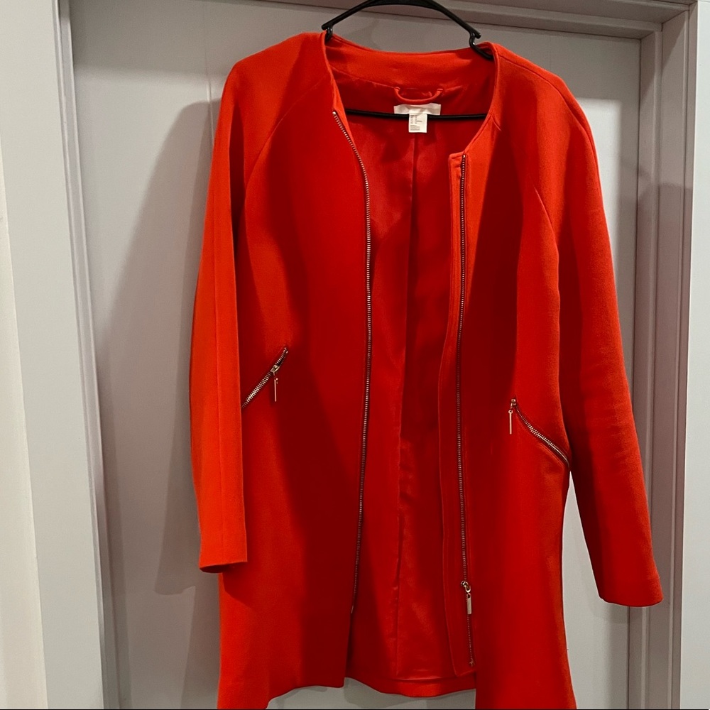 💐H&M red blazer coat